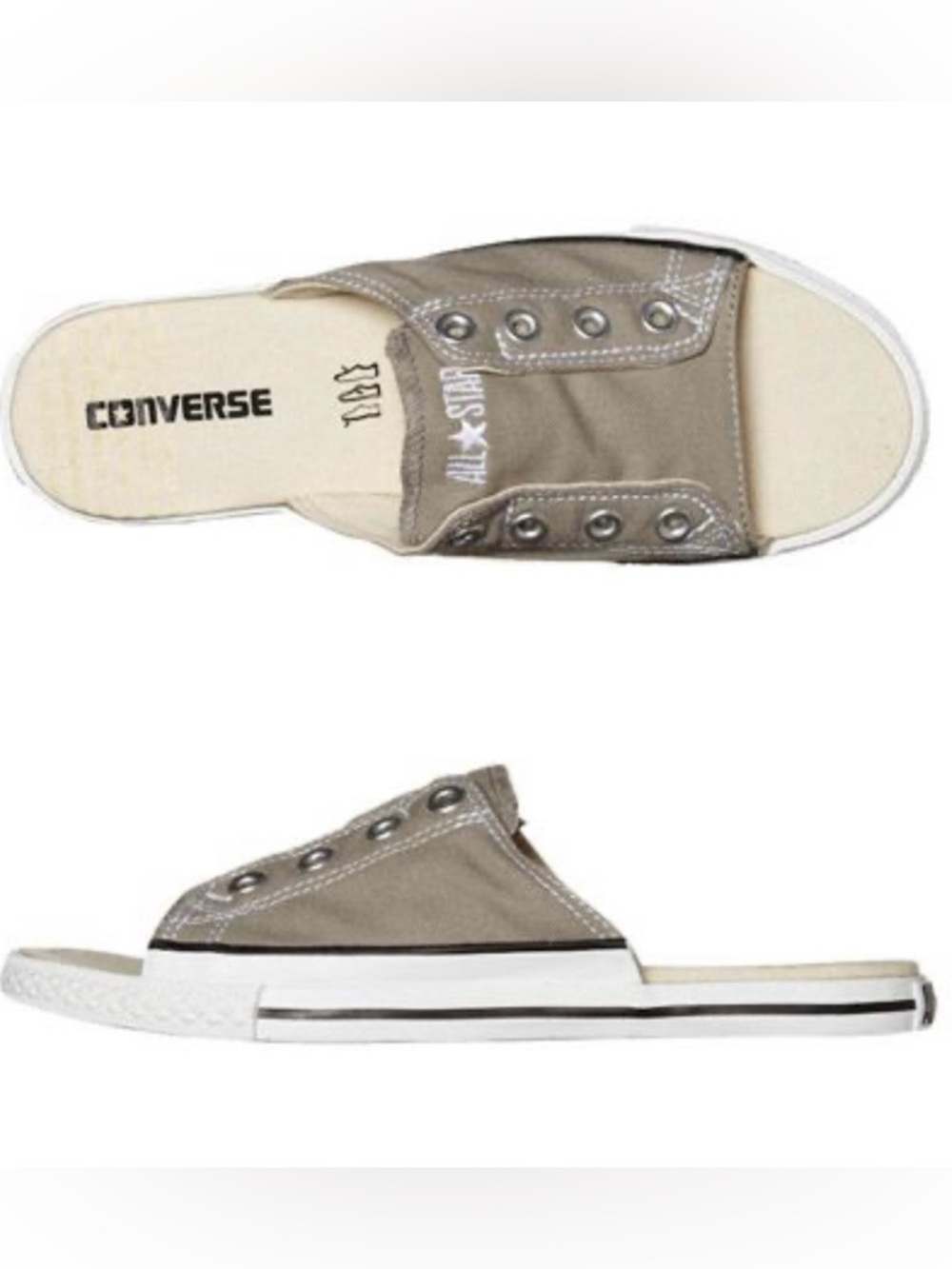 Converse All Star Cutaway Sneaker Slides RARE US 8 EURO 39
